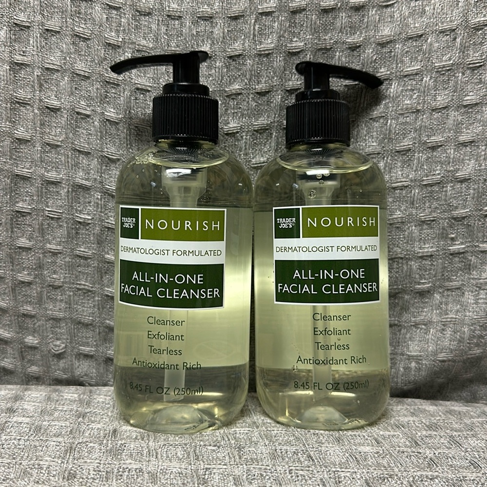 Trader Joe’s all in one facial cleaner, brand, new, and sealed from Trader Joe’s